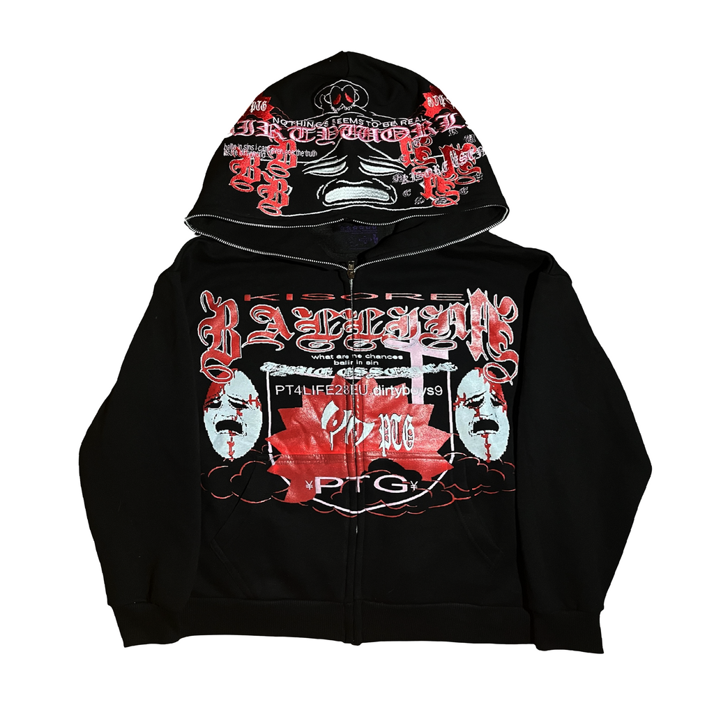 DIRTYWORLD FULLZIP HOODIE
