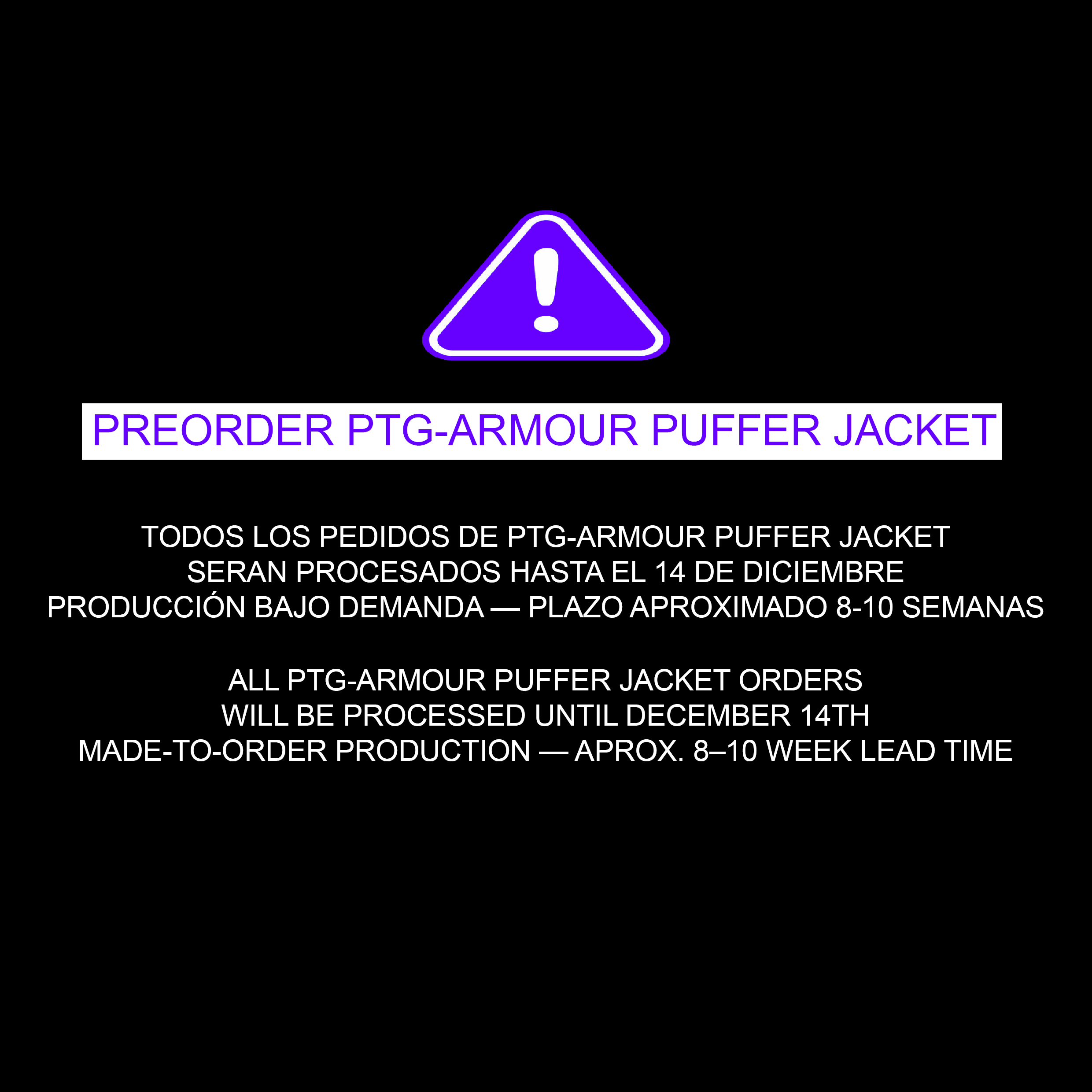 PTG-ARMOR PUFFER JACKET